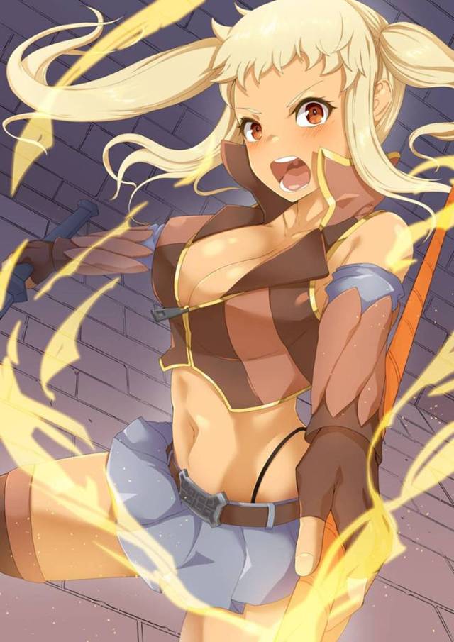 【エロ漫画】サキュバスに精子を取り込み続けないと身体が石化していく呪いをかけられた女勇者。生命を維持するために男たちとセックスし続けるが、やがて精神が持たなくなりふさぎ込んでしまった。次第に彼女は四肢が石化してしまい、男たちにオナホとして輪姦されるのだった！