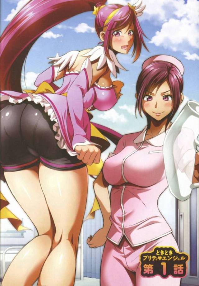 【エロ漫画】10年前の魔法少女は病院に勤めるナースに！ナースコールで呼び出された部屋に行くと、患者2人に襲われて真夜中の3Pレイプセックスで犯されて快楽堕ち！【いたちょう/どきどきプリティ♡エンジェル 第1話】