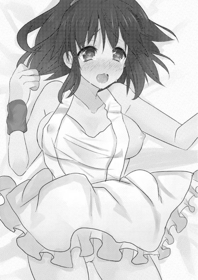 【エロ漫画】彼氏のお願いでエプロンを着たえるる。キスと手マンで焦らされた後に、正常位で疲れて中出しFUCK【えたみ/しんこんさん】