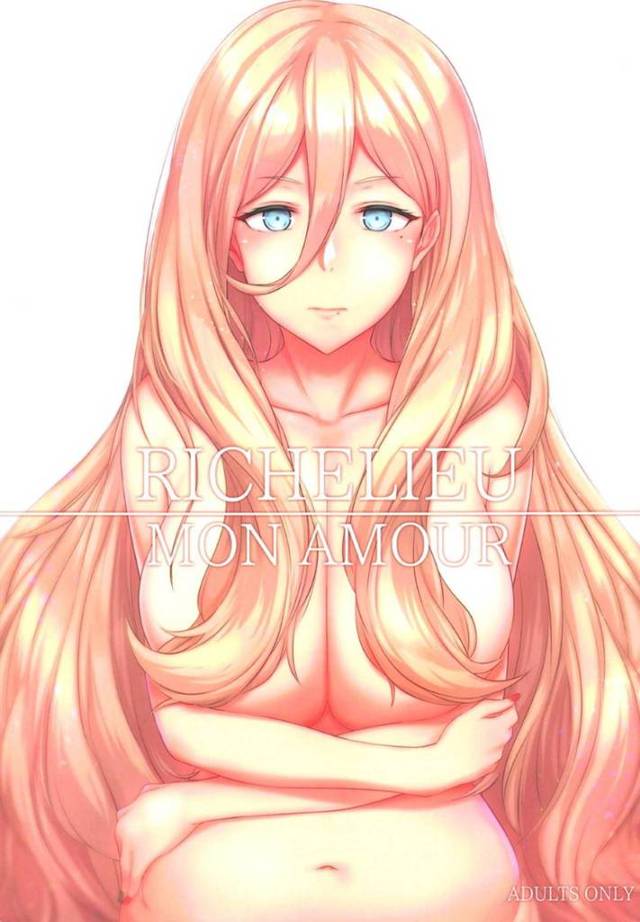 【エロ漫画】残業続きの提督、リシュリューとの夜の時間もご無沙汰です。今日やっと共通の時間を作れた二人は、アツアツなイチャラブSEXを楽しむ！【OSTEREi/RICHELIEU MON AMOUR】