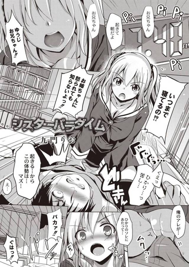 ゆうじが大好きな巨乳お姉さんのみこと、ちょっと気が強い妹のひかり…みこと、ひかり、ゆうじは姉弟。だが、みこととゆうじは姉弟でありながら、恋愛感情も持っていた。そんなある日、みことはひかりが男子生徒複数人にレイプされているとこを目撃！姉弟同士でキスしているところを盗撮され、それを庇う為にひかりはレイプされていた！それを聞いたみことは、自分が身代わりになると男子生徒にレイプされてしまう