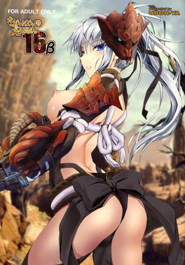 【エロ漫画】ハンターの男とセックスする展開になってしまったクールな女ハンター。彼女は彼のフル勃起したチンポを手コキやイラマ気味に喉奥フェラしたりし、尻を突き出して生挿入セックスまで受け入れてしまう！