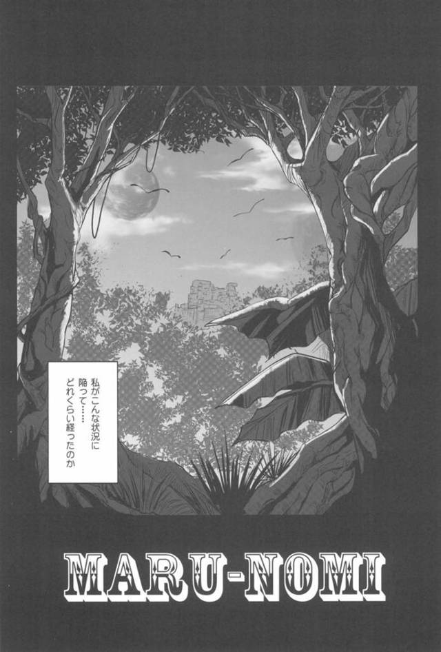 【エロ漫画】森の中で触手の化け物に襲われてしまったなのは。化け物によって囚われの身となってしまった彼女は触手を全身に這わされて触手チンポで中出しレイプされてしまう！その後、森に放置された彼女は近隣に住む青年達にまで犯されるのだった。