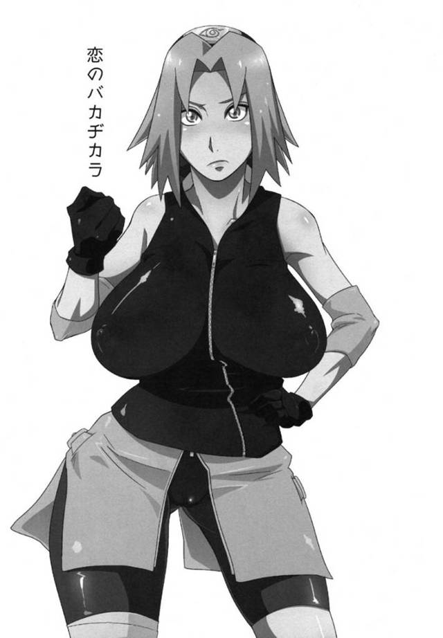 【エロ漫画】ナルトはサクラの元へ行き、サクラはナルトのために自分から好きでやっていると伝えられ、ナルトがサクラに中出しセックスで孕ませる！【砂原渉/恋のバカヂカラ】
