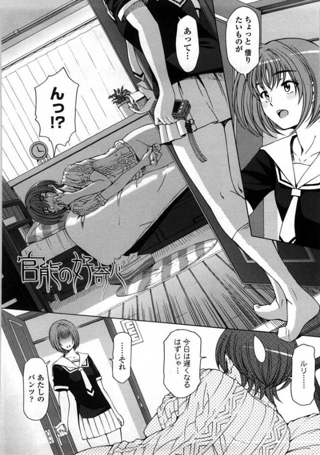 【エロ漫画】弟のオナニーを興味津々に撮影を始める妹…オナネタ暴露をお互いにしているとムラムラが止まらずに近親相姦で中出しフィニッシュ！【瀬奈陽太郎：官能の好奇心】