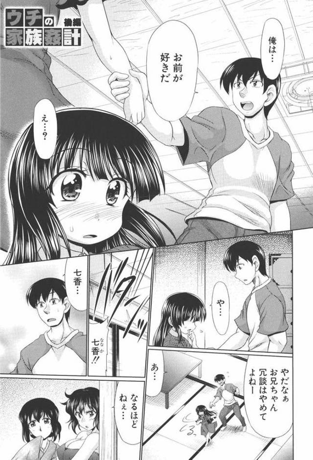 母親と姉と妹とハーレムセクロスｗｗｗｗ美人な家族達を贅沢生ハメセックスしたおれは連続中だしやり放題ｗｗｗｗえっちな家族に生まれて良かったｗｗｗｗ【近親相姦エロ漫画】