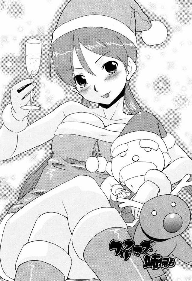 クリスマスに男にフラれた姉貴を慰めた結果ｗｗｗなんか知らんけどフェラされてそのまま挿入の近親相姦ｗｗｗちな中出しなｗｗｗ【近親相姦エロ漫画】