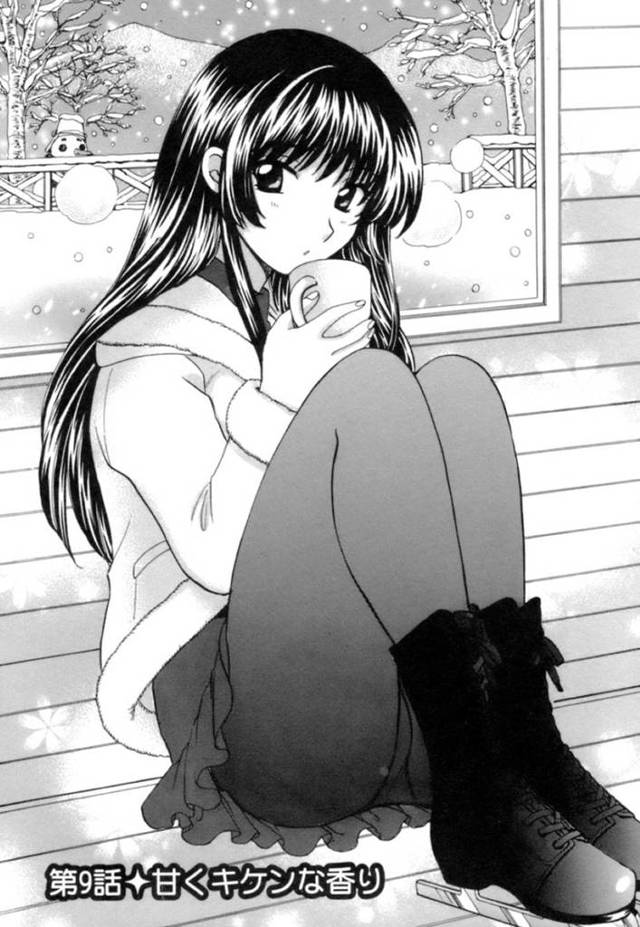 【エロ漫画】冬の間だけ開くスケート教室で子供たちを教える巨乳スケート先生…東京の大学へ行って働いている男友達と久しぶりに再会して好きなスキーへ誘う！【ひろせみほ】