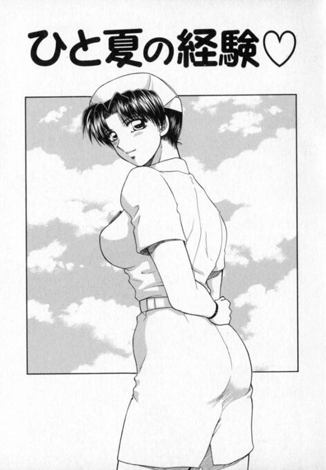 黒髪ショートカットの美人ナース…患者と夜の病院の屋上で生ハメ中出し連続いちゃラブセックス！【矢間野狐：ひと夏の経験】