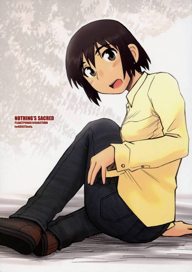 【よつばと!エロ漫画】みうらがジャンボにフェラしている所を目撃してしまった風香は参戦させられ中出しセックス【山寧】