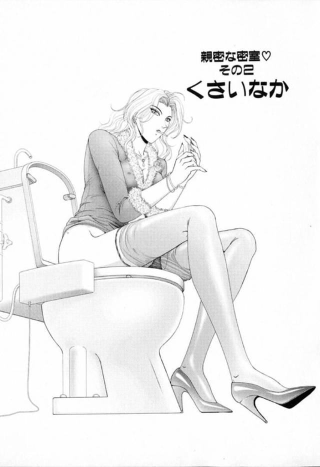 【エロ漫画】彼氏と一緒にトイレに入ってきた巨乳美女…着衣のまま生でハメられ中出しセックス！