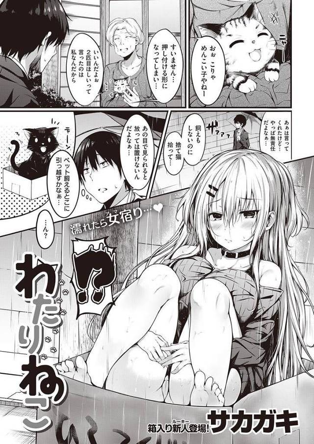 【エロ漫画】捨て猫を放っておけない優男に拾われた家出娘が添い寝で誘惑して犯させるも絶頂できず積極的に二回戦突入！