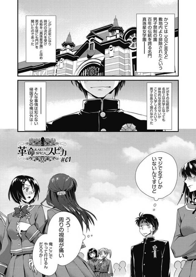 【エロ漫画】学園唯一の男子生徒は女子生徒にパンツを見せられ誘惑され、ベッドでいちゃラブセックスする…【環々唯】