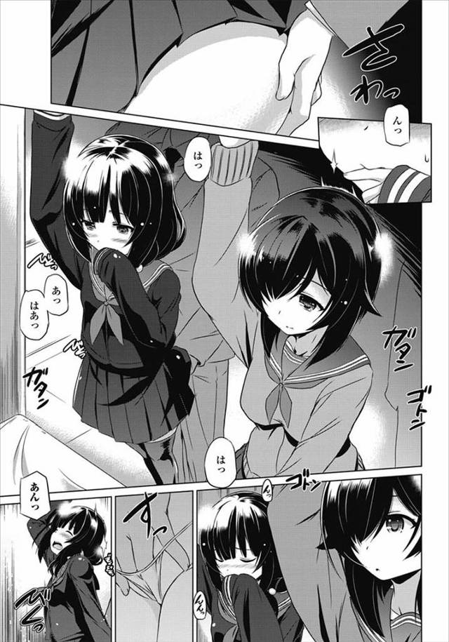 【エロ漫画】セーラー服姿の女医と痴漢プレイして本当の自分を出す教師ｗｗ素股にセクロスもして熱い想いとともに中出…