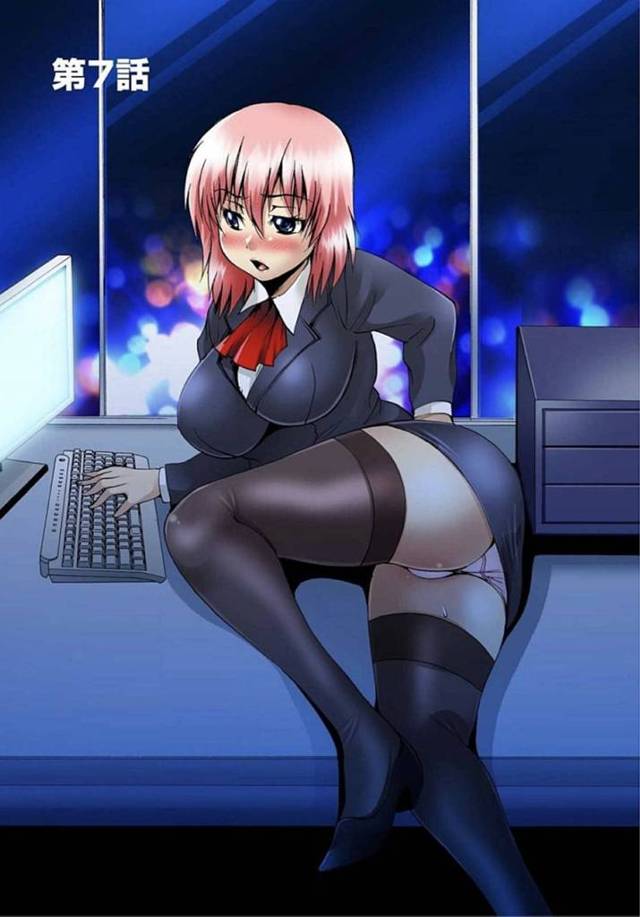 【エロ漫画】女体化させられて性処理秘書として働かされるようになった主人公。彼女はクリに付けられた小型バイブを外すため、研究室へと行くも、男からクリ責めを受ける流れになってしまう！