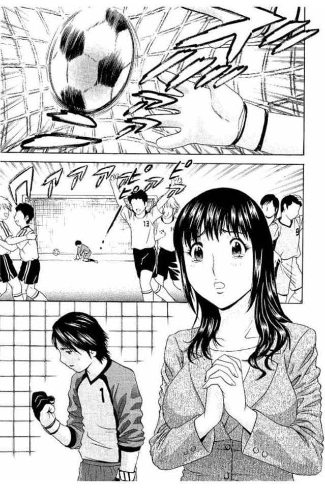 【長編エロ漫画・第7話】退部しようとする生徒を引き止める爆乳教師！サッカー大会の敗戦責任を感じる生徒！保健室で爆乳に顔埋めさせ乳首弄りアクメ！勃起チンポフェラチオ！パイズリフェラ顔射！マンコ挿入腰振り！激しく突きまくり膣内射精！【英丸】