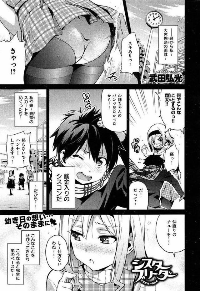 【エロ漫画】成績優秀で完璧美人のモテる姉に卑猥な穴あきエロ下着を着せアナルを犯し膣挿入で堕としてエロペットに調教！