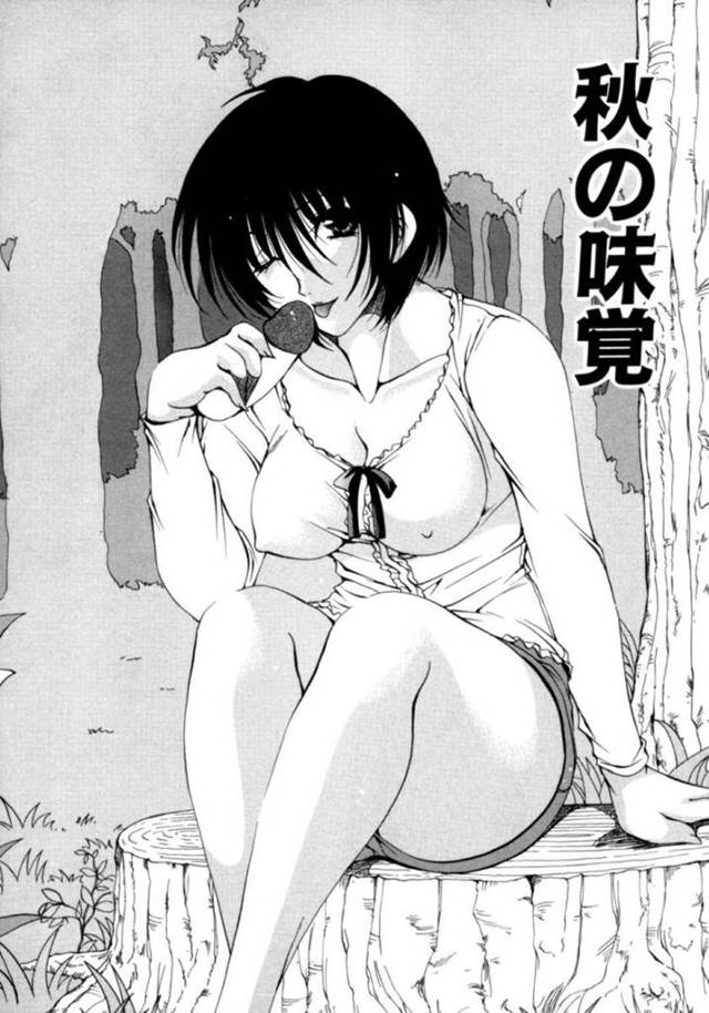 松茸狩りに行くのを会社の変態部下に尾行されて勃起チンコを松茸と勘違いする女上司。立派な松茸チンコを喉奥まで咥えこんでのフェラチオ始めて青姦生セックスでアクメ堕ちしてしまう！