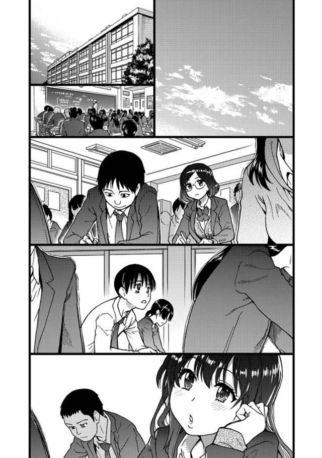 【3Pエロ漫画】黒髪ボブの巨乳メガネJKと黒髪ロングの美少女JKは、一人の男子と図書準備室や図書室でセックスする！【師走の翁】