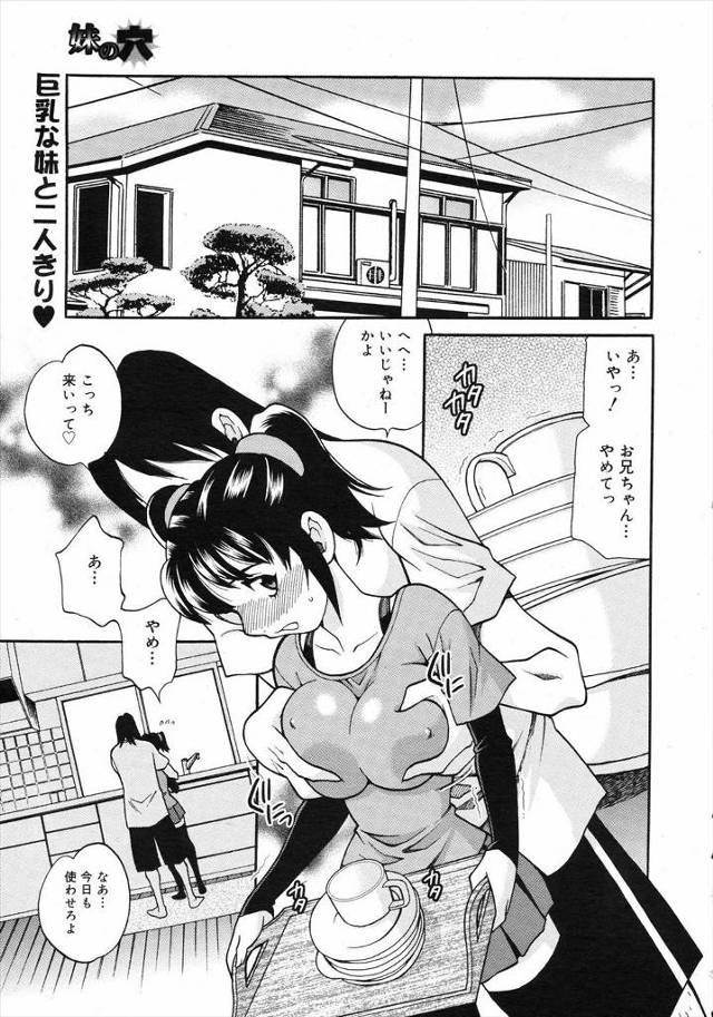 【エロ漫画】ニートな兄に毎日のように体を求められ、今日も穴を使わせろとせまってきた兄にやりたい放題されてしまうが兄のチンポに逆らえない巨乳妹www