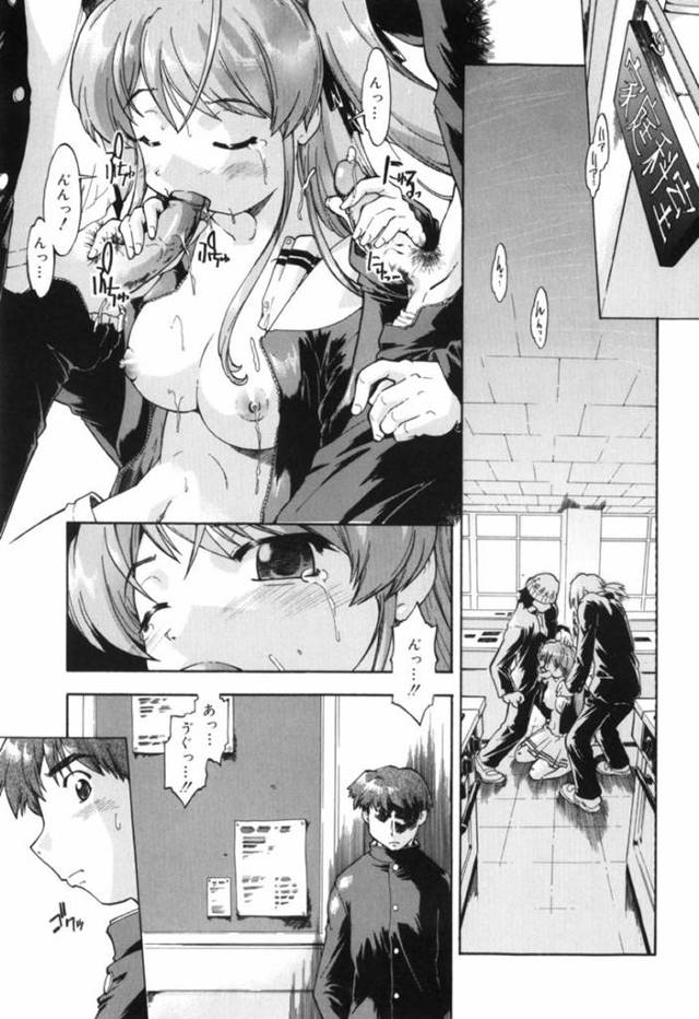 【エロ漫画】不良たちに輪姦されたあと、見張り役の童貞男子にエッチを誘うビッチ美少女JK…フェラやパイズリしたあと、挿入前にイッてしまった男子をお掃除フェラしまくり、イチャラブ筆下ろしセックスして搾精アクメ【昭嶋しゅん：After〜】