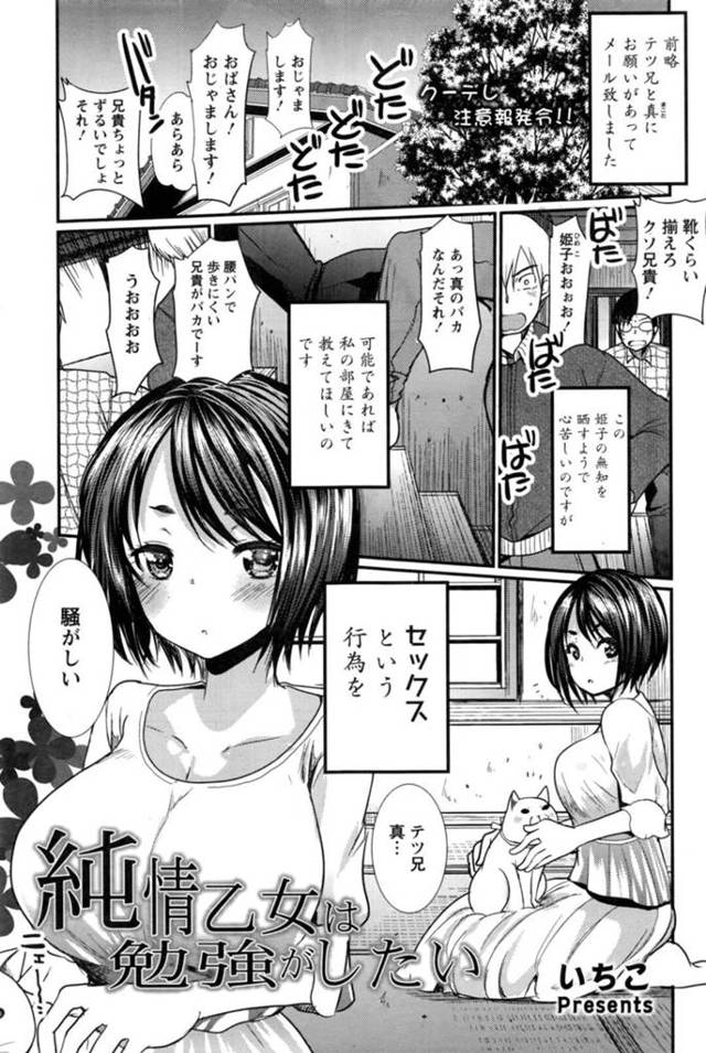 セックスに対して無知な巨乳の少女。彼女とエッチすることになった男の子のチンポをフェラすると顔射され６９で性器を舐め合いそのまま生ハメで中出しされてアクメ堕ちしちゃう