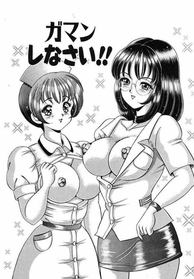【エロ漫画】治療と称して勃起した患者にエッチなことをする淫乱女医とナース。彼女たちは彼の巨根を手コキやパイズリなどをした挙げ句、中出しハメでイキまくる！