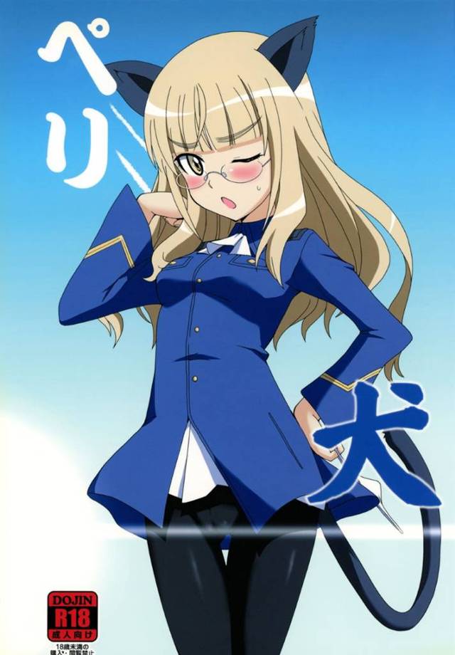 変態オヤジに脅されて無理やり性処理させられるペリーヌ…イラマチオされて好き放題身体を貪られ、激しい中出し調教レイプで孕ませ奴隷堕ち【民兵一号：ぺり犬】