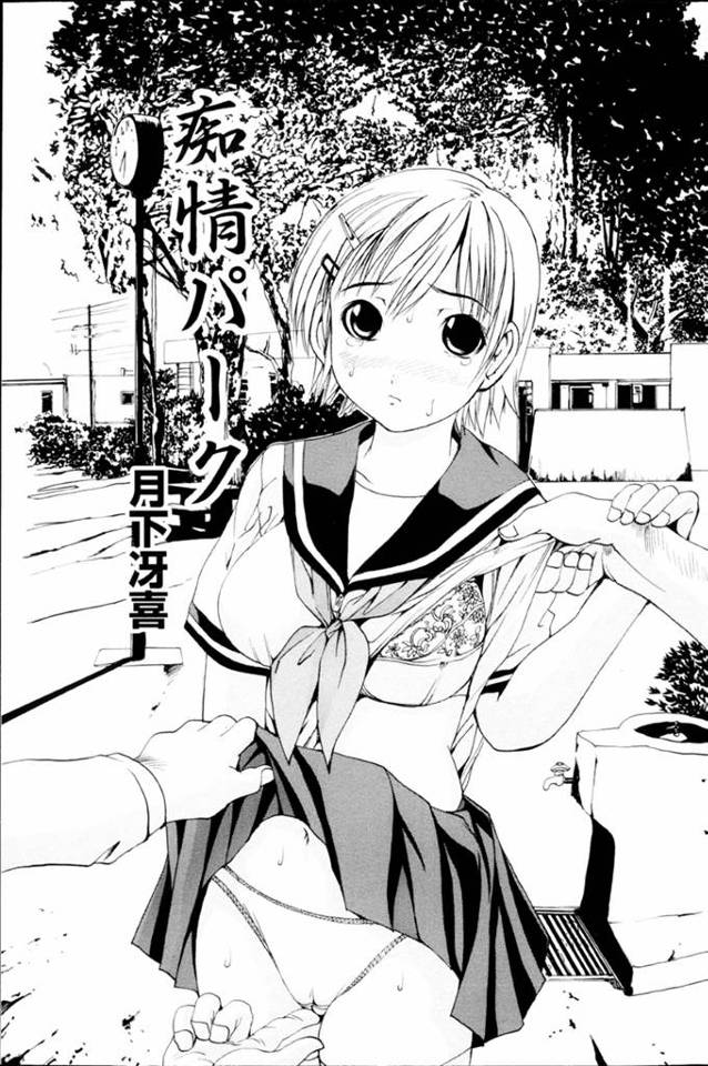 夜の公園で青姦するカップルを見てオナニーを始めてしまう変態美少女JK…そこへ痴漢たちが集まってセクハラされまくり、輪姦青姦調教レイプで種付けアクメ【月下冴喜：痴情パーク】