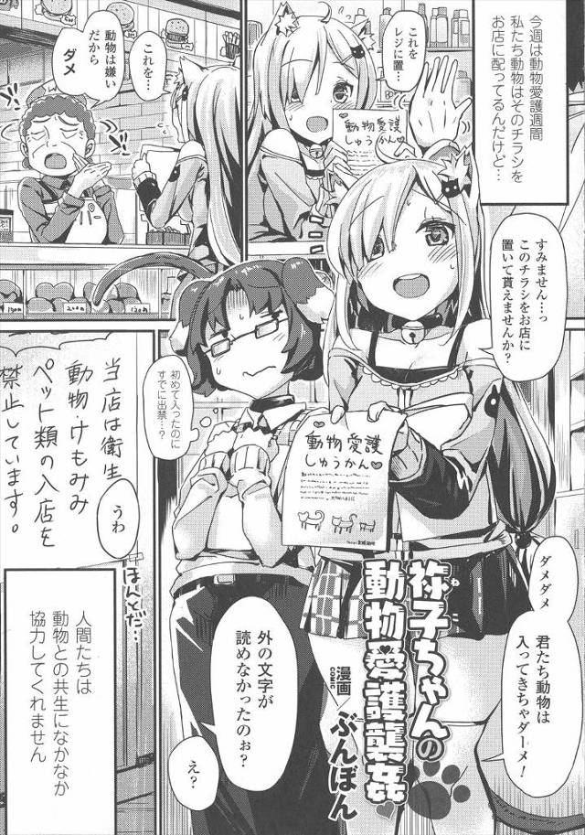 【エロ漫画】動物病院の変態獣医にクロロホルムで眠らされたケモ耳美少女がまたたび注射で強制的に発情させられレイプ…