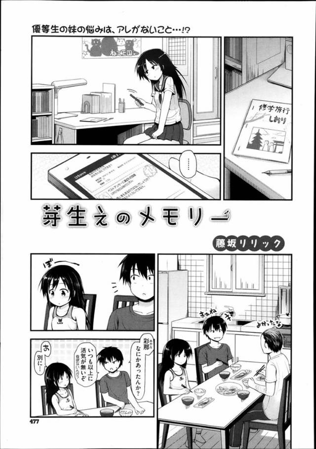 股間に育毛剤を塗っていたところを兄に見られてしまい、髪育マッサージされることになったパイパン美少女妹…手マンやクンニされて感じまくり、ご奉仕フェラからのイチャラブ兄妹初セックスで種付けアクメ【藤坂リリック：芽生えのメモリー】