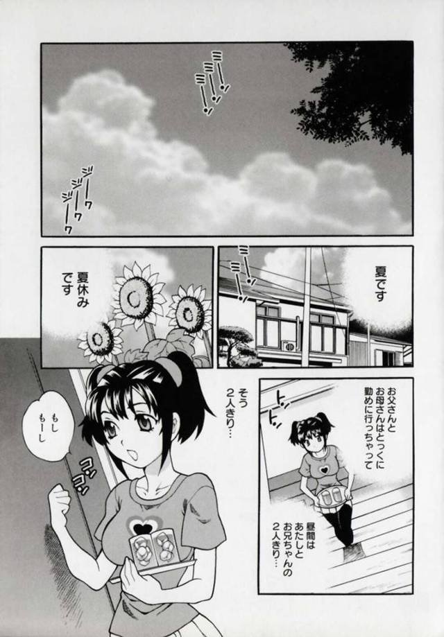 【和姦エロ漫画】夏休みに入り兄と2人きりの家で嬉しいちっぱい妹【ゆきやなぎ】
