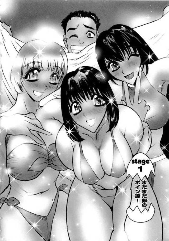 【エロ漫画】上京してアイドルグループとして活動するため同居している3人のアイドル達…暇を持て余して百合セックスをしていた【あうら聖児/バージン・エッグ　stage1 まだまだ卵のボイン達！】