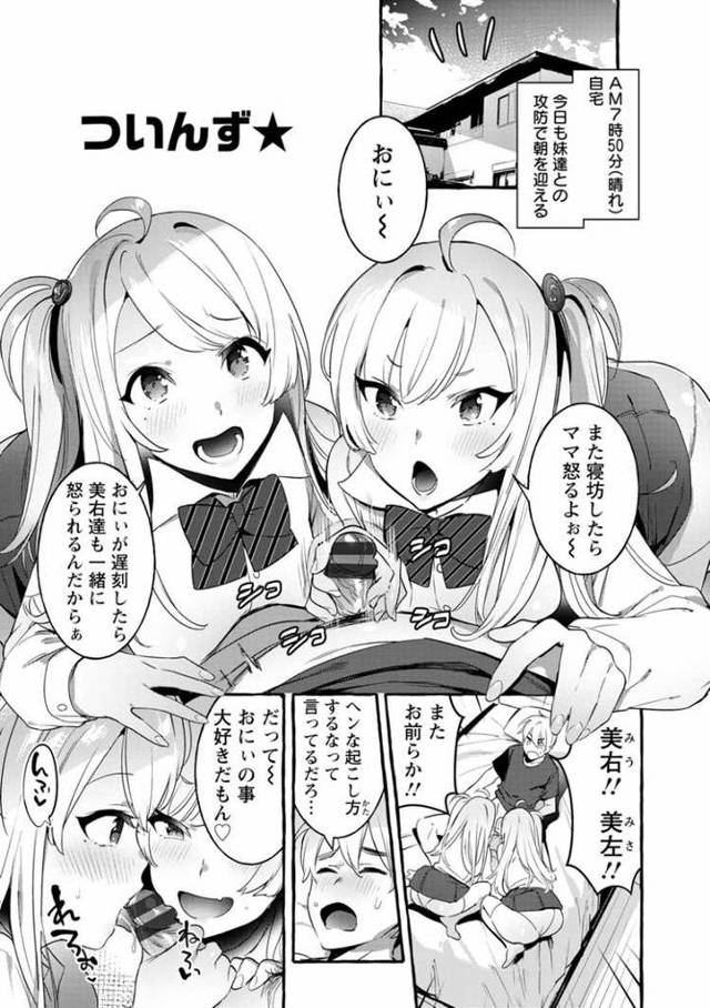 【エロ漫画・エロ同人誌】ついんず☆
