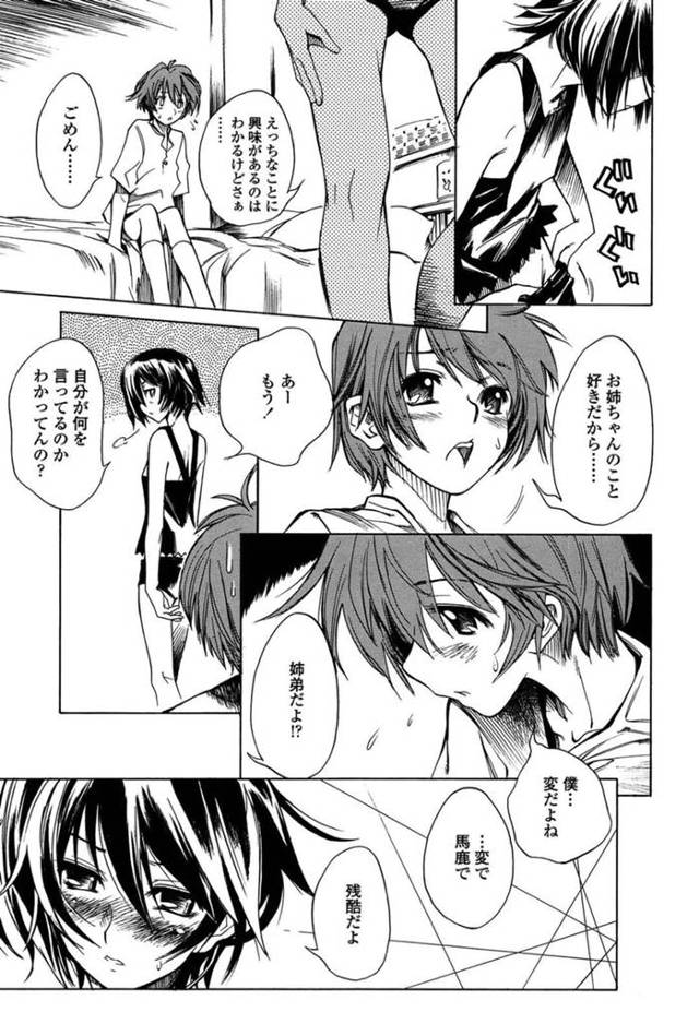 ショタの弟に襲われちゃうボーイッシュなお姉さん…イチャイチャと処女喪失しちゃって近親相姦しちゃう！【東雲太郎：最終話「紅の虹」】