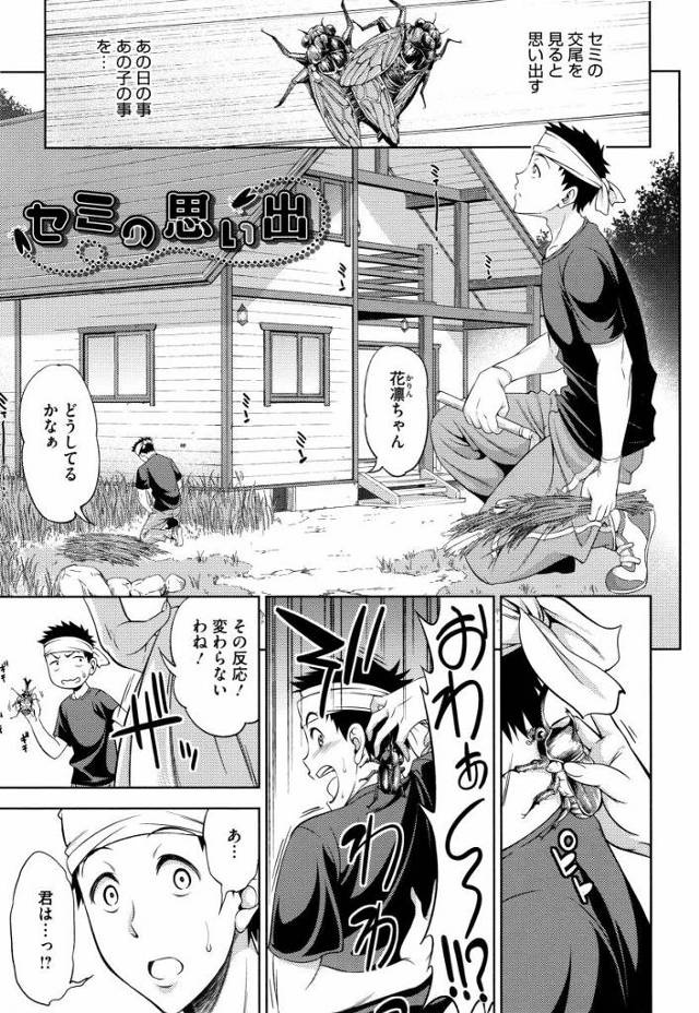 【エロ漫画】奇遇ね…私もオチンチン触りたいと思ってたわ！「セミの思い出」