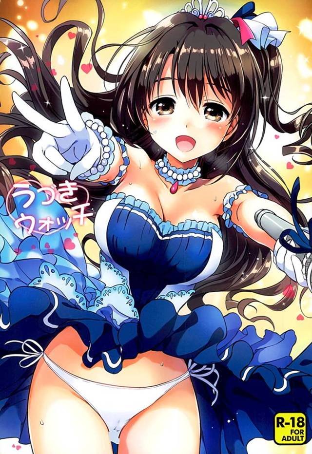 【モバマス エロ同人】ＪＫアイドルの島村卯月を自宅に招いたＰ・・彼女激似のＡＶ見つかって一緒に見ることになりハメハメする…