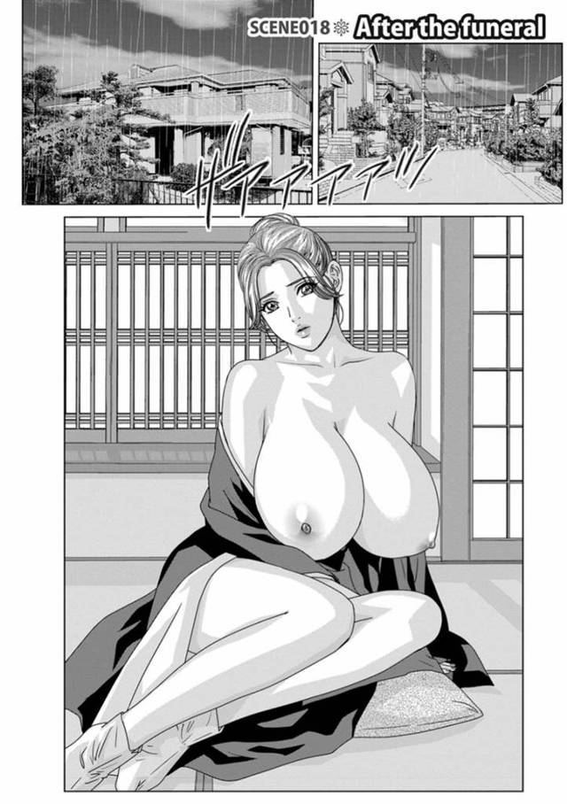 【近親相姦エロ漫画】イギリスで赴任中の父親が亡くなってイイコトに母親を誘惑する息子…【にしまきとおる】