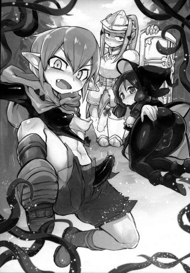 【エロ同人誌】生まれながらにして敗北の烙印を押されたふたなり冒険者が触手に身体弄ばれてしまう。【無料 エロ漫画】