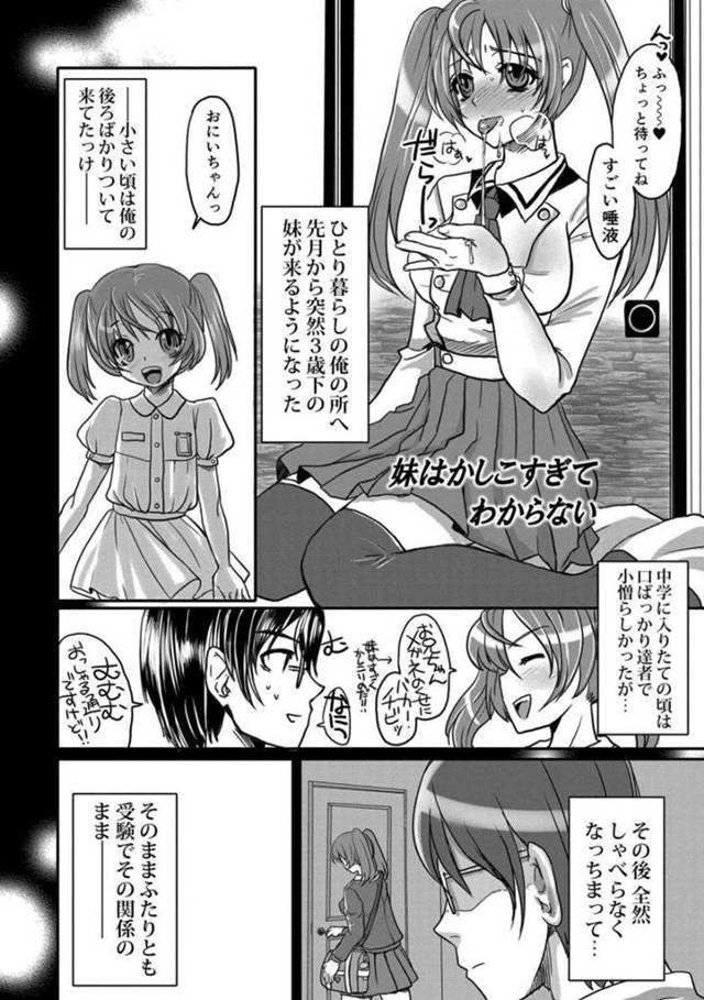【エロ漫画】いつの間にか巨乳妹と淫らな関係になってしまった兄貴が誘惑されて勃起するとフェラされて近親相姦で中出ししちゃう！【ドルリヘコ/妹はかしこすぎてわからない】