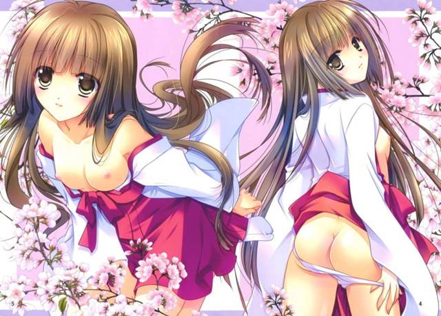 【エロ漫画】巫女服好き・美乳好き・美少女好き大必見！非エロフルカラーイラスト集が登場！！【無料 エロ同人】